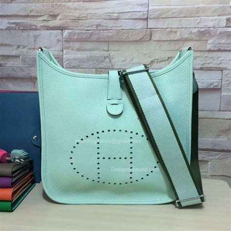 replica hermes eveline iii bags in green color|copies of hermes clutch bag.